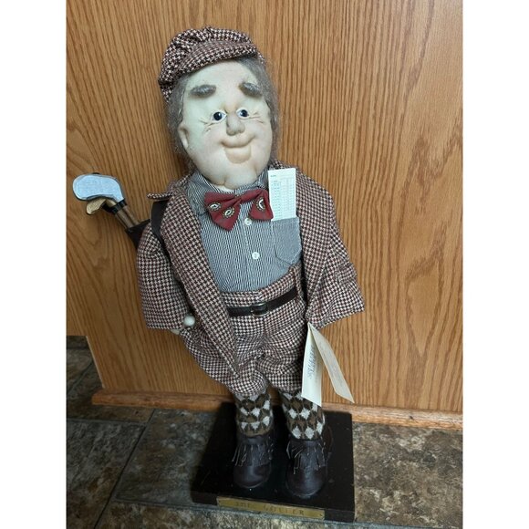 Vtg 1986 The Golfer Doll  Gardena Studios by Applause Slice of Life Series Tag - Picture 8 of 10